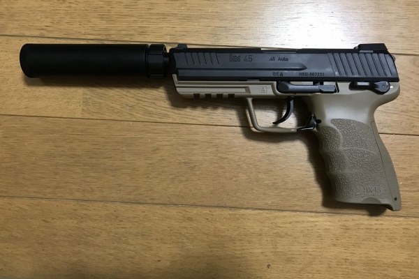 Bravo1は自重で落下します - HK45T GBB：東京マルイ