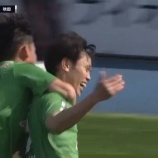 『「ホーム初勝利！！待ってたよー！」ヴァンラーレ八戸 百年構想リーグ 今季ホーム初白星! FW髙尾流星がフリーキックの折り返しから先制ゴール‼1-0で秋田に勝利』の画像