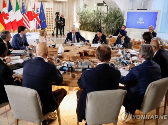 G7「凍結資産でウクライナに69兆ウォン支援」…ロシア、強く反発＝韓国の反応