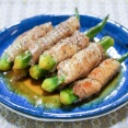 しっかり蒸し焼き「オクラの甘辛豚肉巻き焼き」