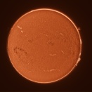 太陽画像のセルフフラット補正