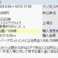 【IPO当選！】　インフキュリオン、SBI資金枠で当選！
