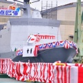【ﾌｧﾝｻﾏﾘｨ】花粉症シーズン真っただ中　海上自衛隊の新型哨戒艦「ひのき｣「すぎ」が進水！
