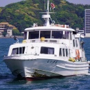 関門海峡を渡る関門汽船　しいがる