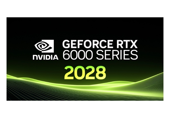 GeForce RTX 6000「Rubin」は2028年発売へ。2027年後半からさらに後退
