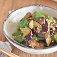 【なすの消費レシピ】野菜だけなのにご飯がすすむ副菜おかず！！なすとピーマンのごま和えの作り方