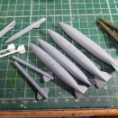 外装品(レベル&ハセガワ1/72トーネード製作記)