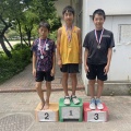 ★6/21（土）第3回青山アクアスロン大会で將汰・吏玖・知新・春杜・ひのか・結翔・陸・友杜・太陽・茉緒莉・海の11人が表彰台に！みんなおめでとう！！