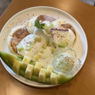 【中崎町】焼き立てふわふわスフレパンケーキの新店　～ドゥドゥアンドスフレ