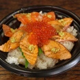 鮭イクラ丼　海鮮丼　河合鮮魚広店