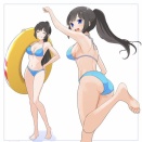 【VTuber】葵ちゃんの水着ファンアート