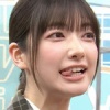 大園玲の舌出し