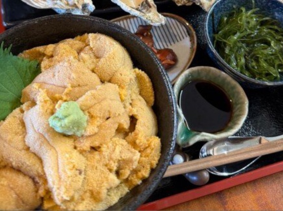 【画像】北海道にある民宿の食事、ウニと牡蠣の量が限界突破ｗｗｗｗｗｗｗｗｗｗ