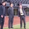 【日本ハム】ドラフト１位・柴田獅子が他の新人選手らと施設見学　「素晴らしい球場」と感動