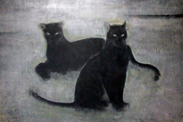 月居和子と墨彩画・南画