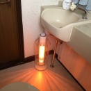 トイレを冬の準備完了！！ホコリを吹き上げない遠赤外線ヒーター
