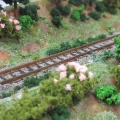 登山電車が似合う風景　ジオラマ製作⑥