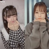 『[イコラブ] #倍速しゅきぴ デュエットver　TikTok更新（ 音嶋莉沙×本村碧唯(HKT48) ）』の画像