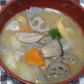 夏でも豚汁
