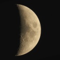 7月20日の月（月齢6.1）
