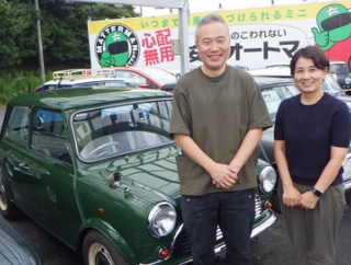 TND様　出来上がったばかりのコニストングリーンの安心オートマMINIで即決いただきました