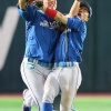 日ハム五十幡、野村と交錯も「大丈夫です。先に自分がガーリーと言った。言ったからには自分が捕らないと」