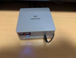 MINISFORUMのミニPC届いたぞ！