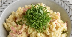 新生姜とベーコンのデリ風ポテトサラダ