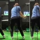 スイングの弧、ヘッドの通る道のりを大きくする