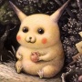 【トラウマ画像】『ポケモンカード』に恐怖のピカチュウ絵を描いて落選した天才絵師さん、新たに「墓場のピカチュウ」なる不吉絵を発表ｗｗｗｗｗ