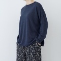 TRAVAIL MANUEL(トラバイユマニュアル) リネン天竺　L/Sプルオーバー（2023）