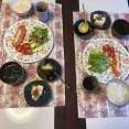 今日は暑いから午後活は中止した　夕食はシャケなベイビー　Queenの４