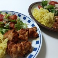 向かい合わせの食事がキツい (>_<)