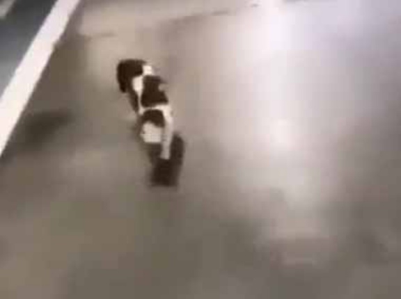 駐車場でしつこい「当たり屋」に遭遇した…