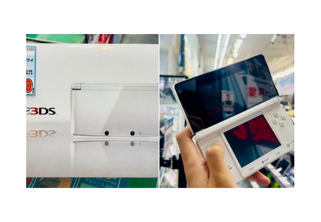 中古屋ゲーム屋、未使用品の3DSを素手で持って炎上