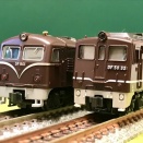 トミックスの「DF50形」とマイクロエースの「DF90型」を並べてみました。