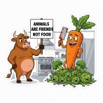 【論破不可避】ベジタリアンは糞←これは同意するが「植物はOKで動物はNG」←この謎基準だけは本気で理解できないんだが・・・