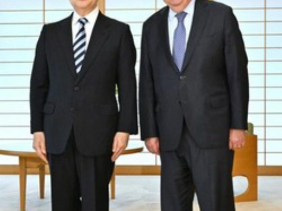 天皇陛下　国連のグテレス事務総長と面会　皇居御所で　後から雅子さんも挨拶