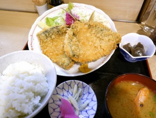 寿司処　清元　〜　アジフライ定食