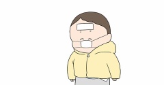 風邪ひいたマン