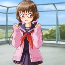 突風に煽られるメガセラ子