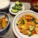 手術は成功したのに💦＆ムネ肉キャベツのカレーケチャップ煮