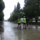 雨中の10km