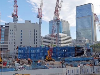 高さ385m「Torch Tower（トーチタワー）」の建設状況！鉄骨が組まれ始めている高さ日本一の超高層ビル（2025.9.21）