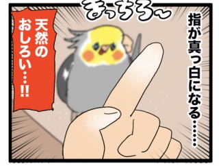 夢中で鳥さんをカキカキしてると指が真っ白になる👆