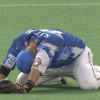 【vs楽天】日ハム佐藤龍世、札ドでダイビングキャッチを試みて悶絶…
