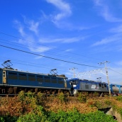 久しぶり！　月曜日恒例の 950レ重連運転　= この日はEF66-52 元ブルトレ機 =