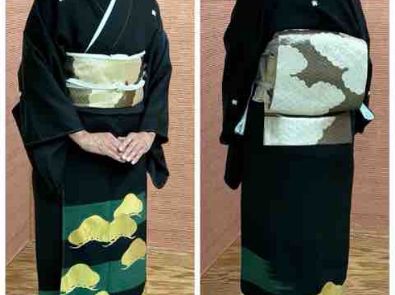 大満足な黒留袖