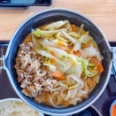 すき家 2国岩国室の木店@岩国市 「牛・胡麻 麻辣湯鍋定食」