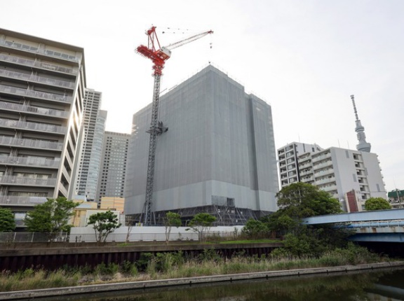 地上18階「シティタワー錦糸公園」の建設状況！オリナス錦糸町近くの分譲タワマン（2026.5.2）